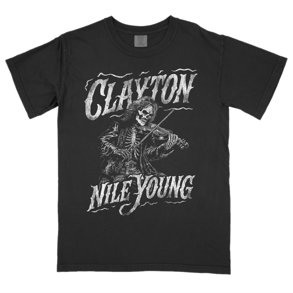 Skeleton Fiddle Player Tee